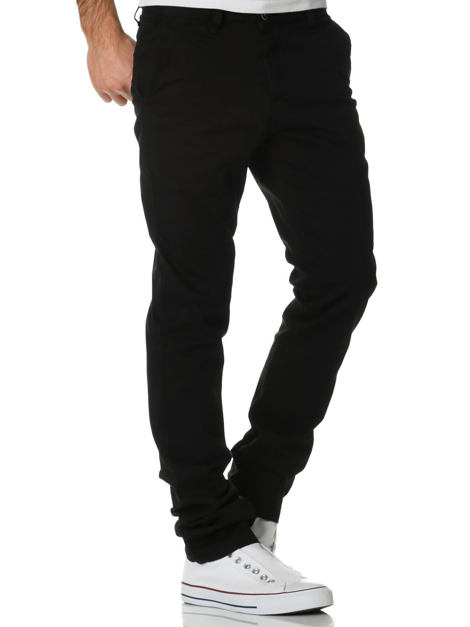 Amaci&Sons Chinohose WASHINGTON Slim Fit Chino mit Stretch Herren Regular Slim Stretch Chino Hose Fit