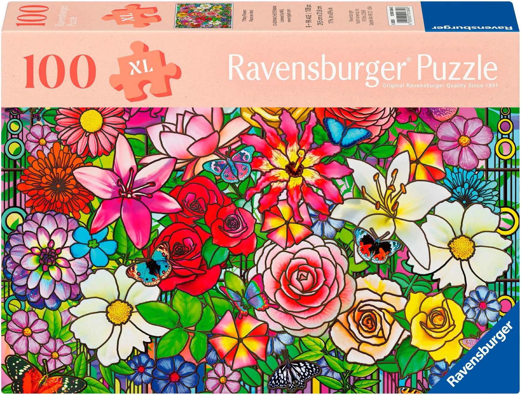 Ravensburger Puzzle Feel Well & Puzzle, Blumenfenster, 100 Puzzleteile, XL, günstig online kaufen
