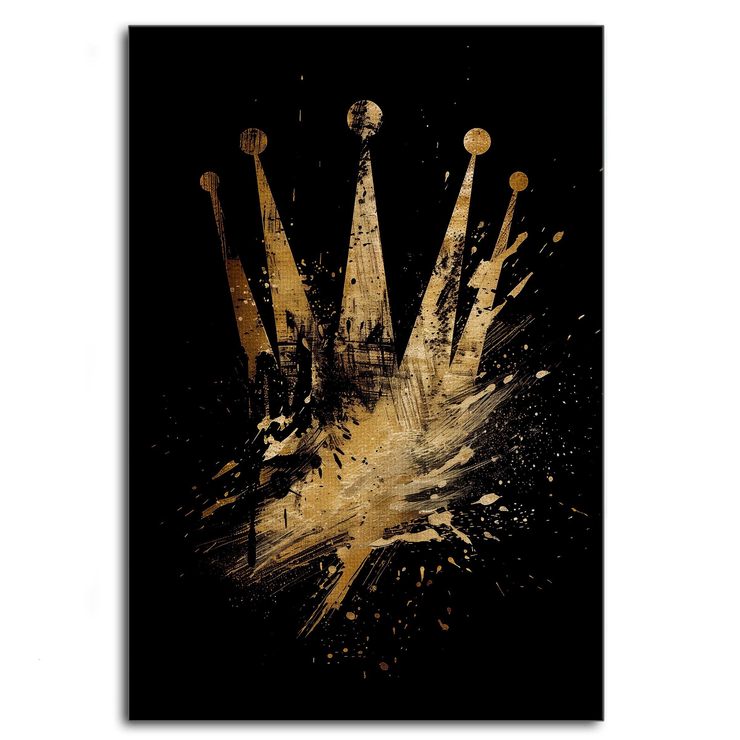 SimpleCanvas Wandbild Golden Rolex - Leinwandbild günstig online kaufen