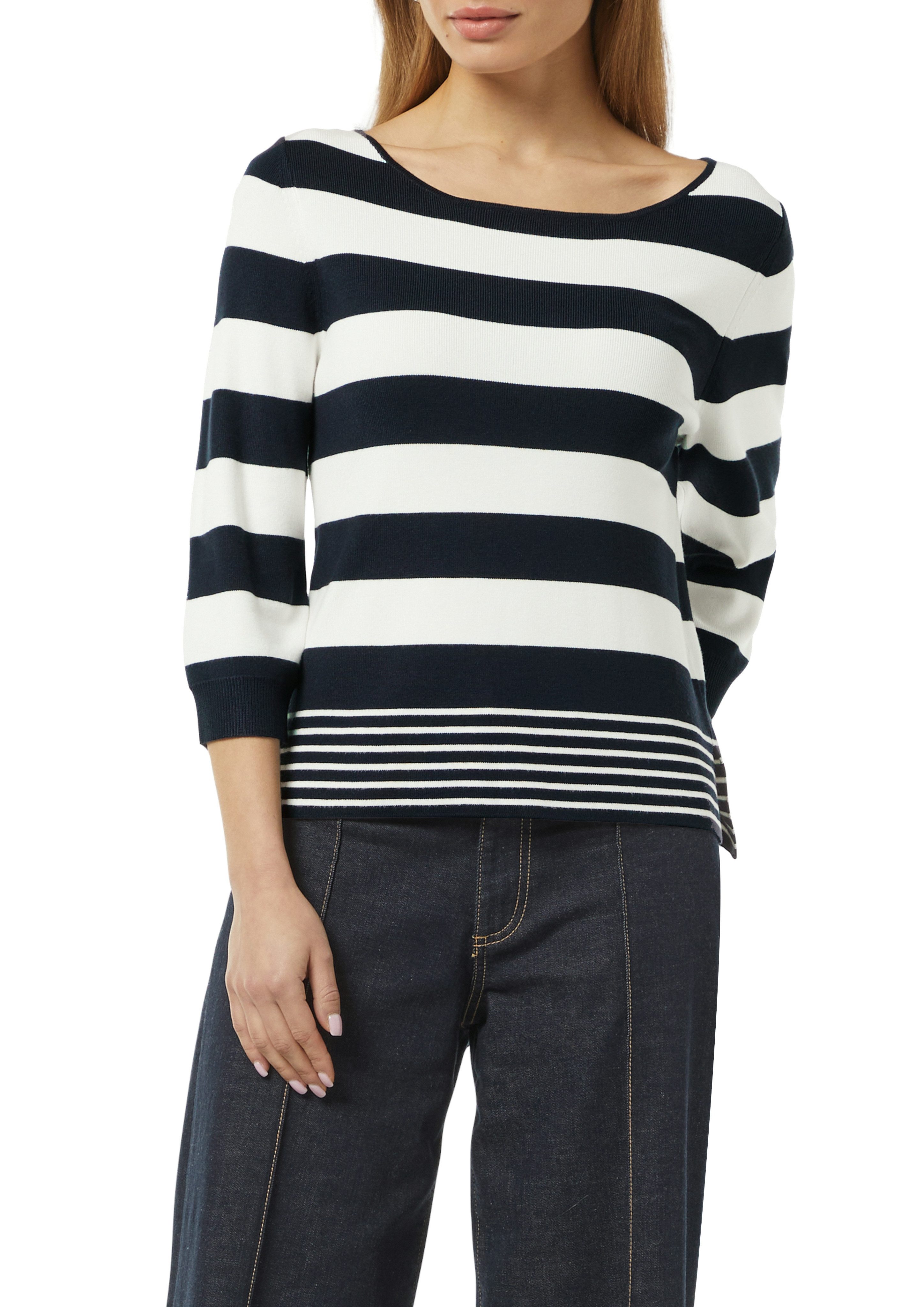 comma Strickpullover im Streifen-Design günstig online kaufen