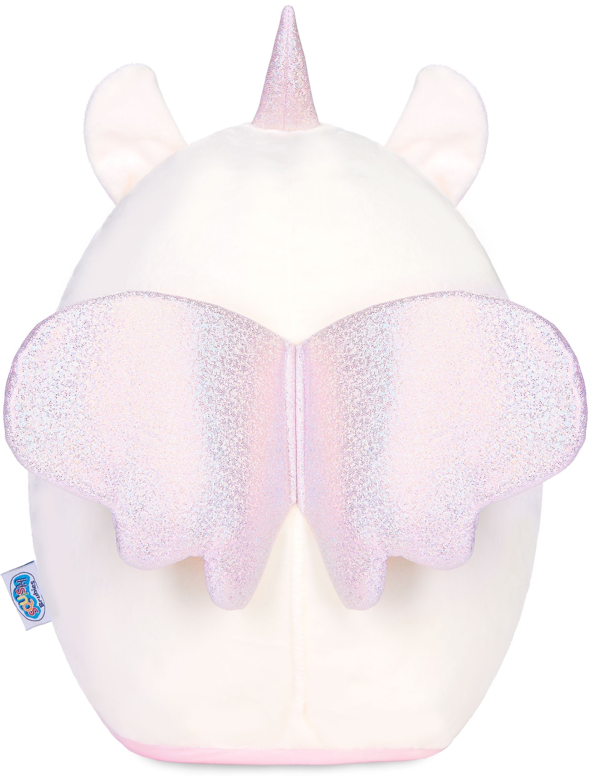 SQUISHBRUBIES Kuscheltier Emily das Einhorn - 35 cm Stofftier - Superweich (1-St), Plüschtier zum Kuscheln, Verschenken und Sammeln