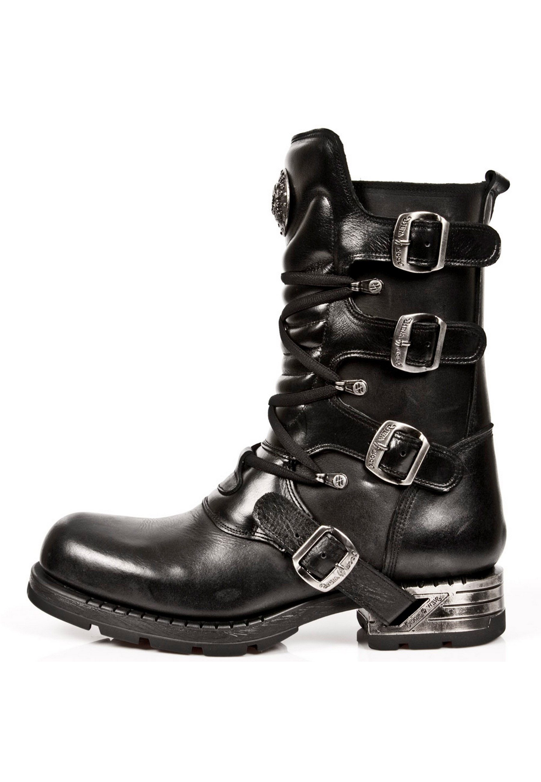 New Rock M-MR017-C10 Bikerboots Rebellischer Stil günstig online kaufen