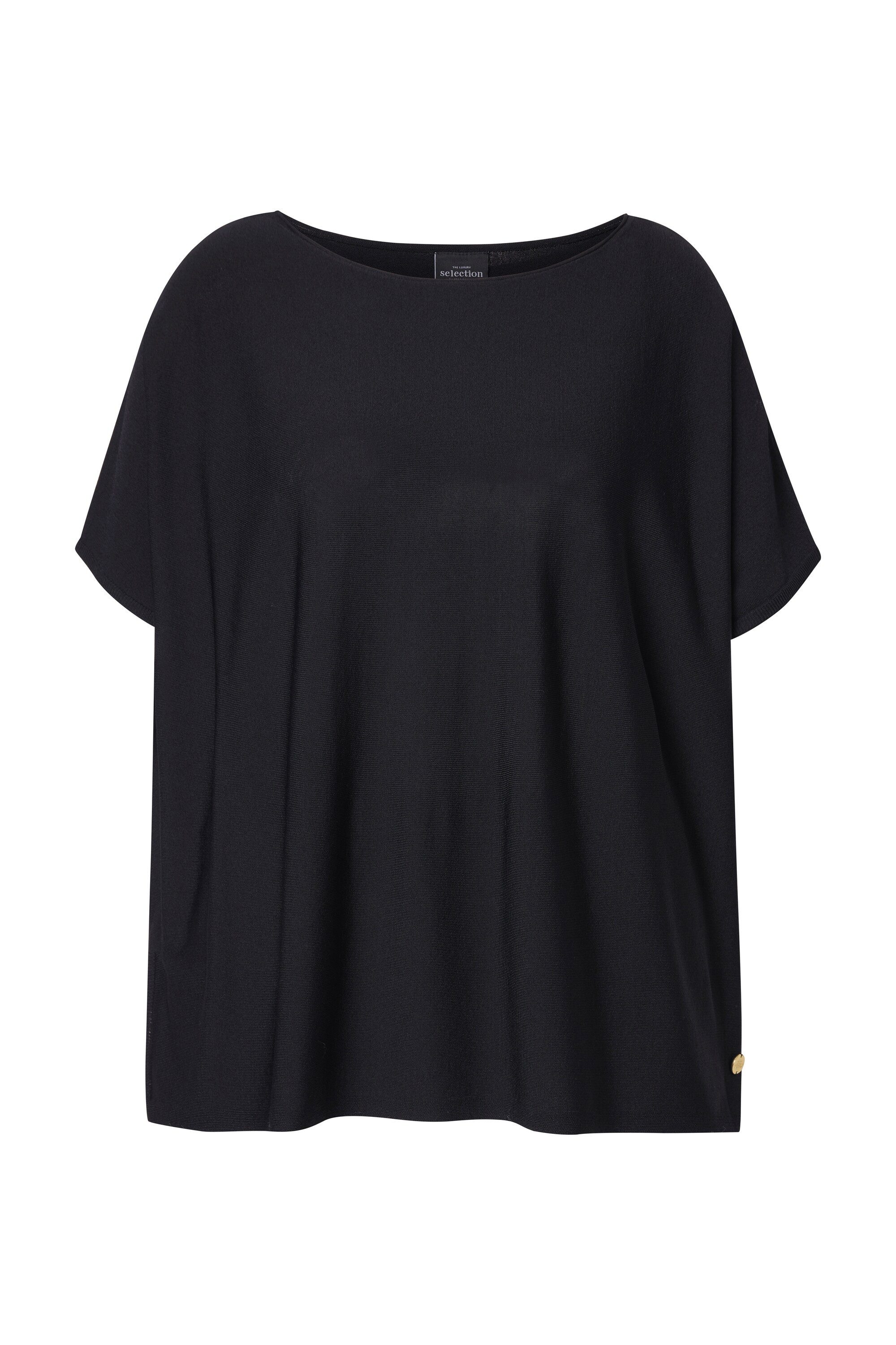 Ulla Popken Strickpullover Pullover oversized U-Boot-Ausschnitt günstig online kaufen