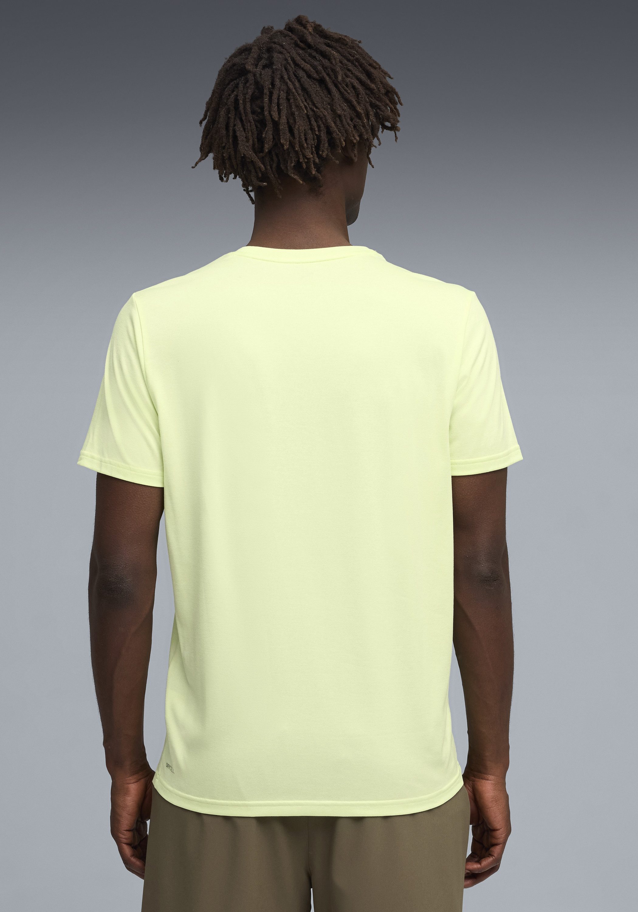 PUMA Trainingsshirt M TAD ESSENTIALS HEATHER CAT TEE (CF SMALL CAT) Basic-T-Shirt, Kurzarm, für Sportmode