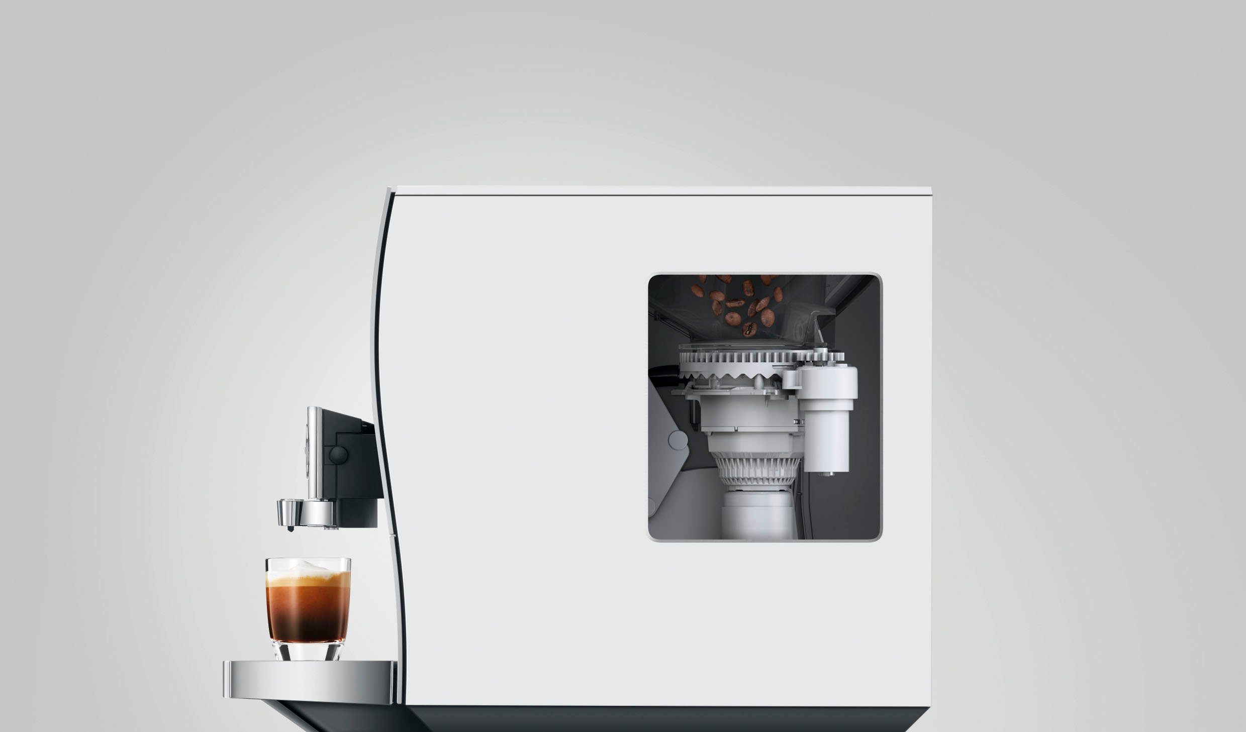 JURA Kaffeevollautomat 15348 Z10 (EA) White Aluminium