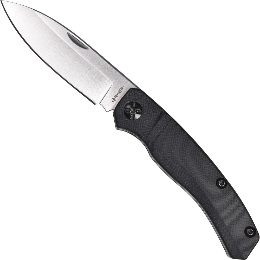 Haller Messer Taschenmesser Slipjoint Schließmesser G10 Griff Clip