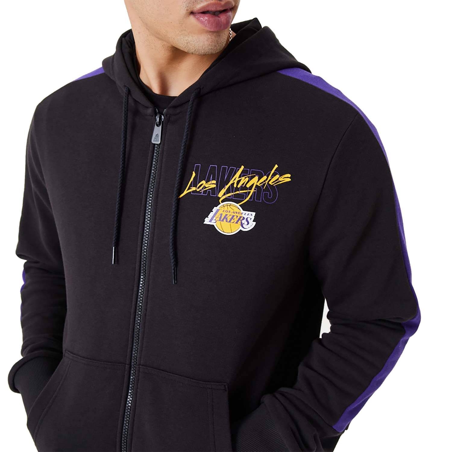 New Era Sweatjacke Ziphoodie Lakers Angeles Los New (1-tlg) Era