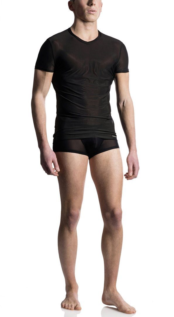 MANSTORE Unterziehshirt M101-V-Neck Shirt 2er Pack (Spar-Pack, Vorteilspack, 2er-Pack)