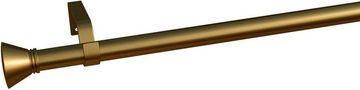 Gardinenstange Ibiza, indeko, Ø 16 mm, 1-läufig, Wunschmaßlänge, mit Bohren, verschraubt, Eisen