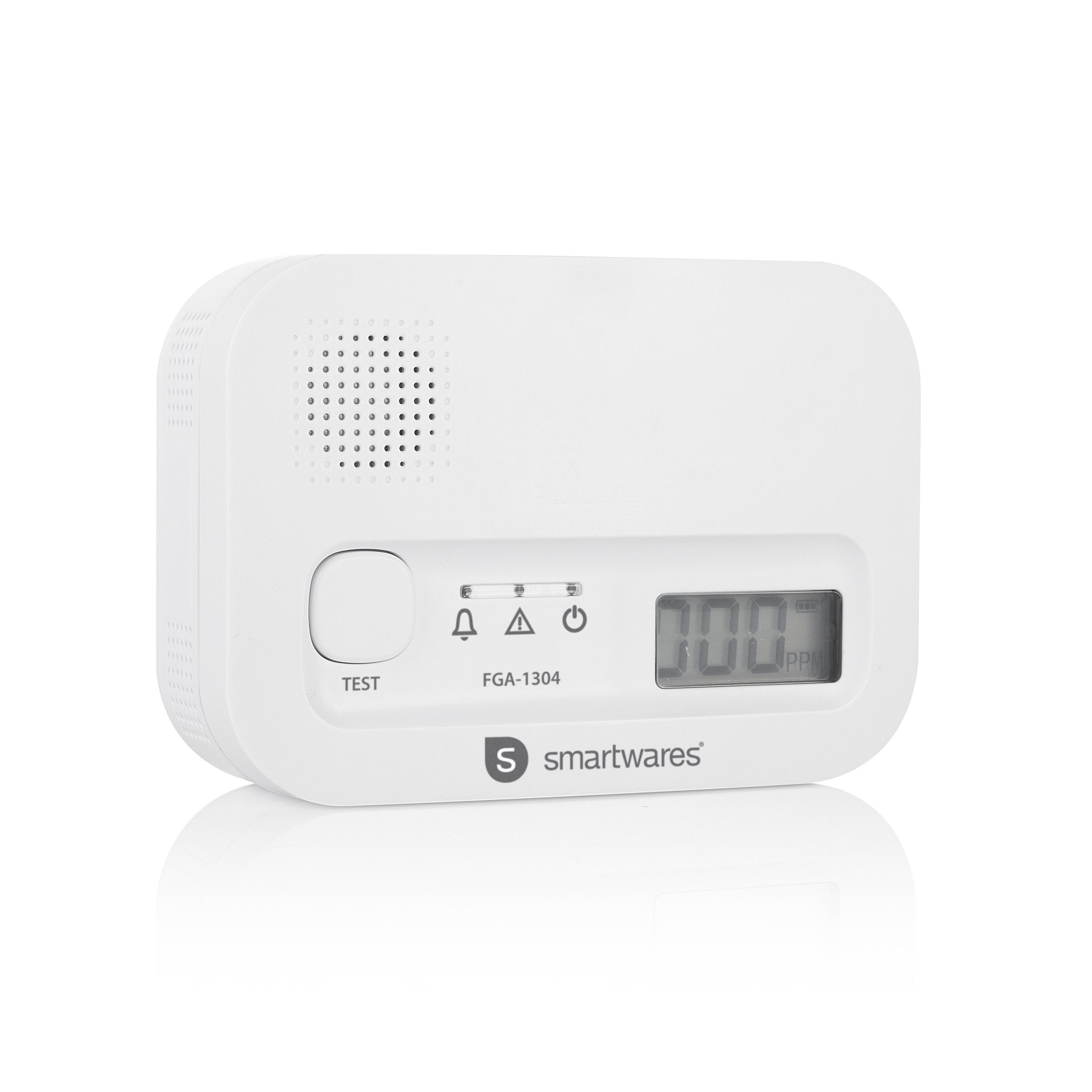 smartwares FGA-13041 Детектор co (LCD-Display, 10 Jahre Sensor, 1,7 sehr gut Testsieger Wertung)