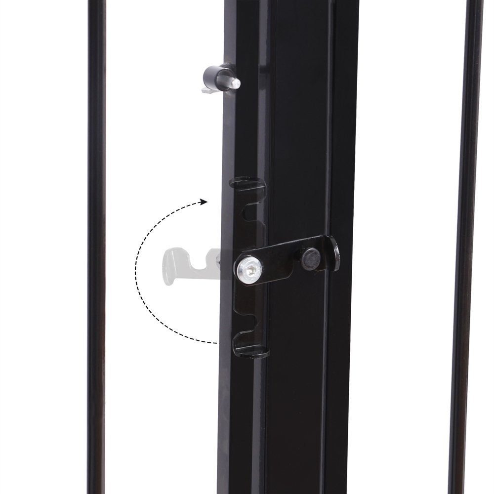 Melko Treppenschutzgitter Schutzgitter Kaminschutzgitter Absperrgitter aus Metall 300cm (Stück, Premium-Gitter), Auch als Treppenschutzgitter verwendbar