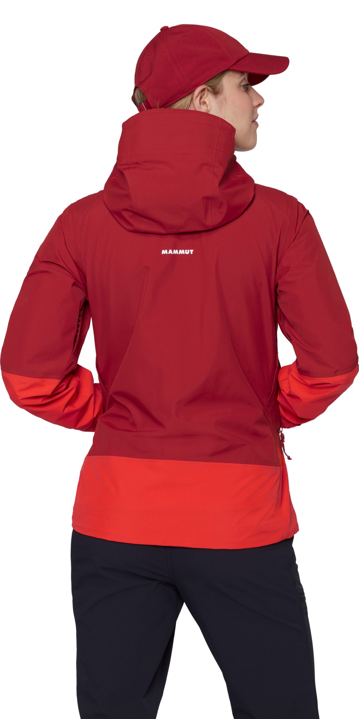 Mammut Funktionsjacke Alto Guide HS Hooded Jacket Women DARK MAMMUT RED-MAMMUT RED