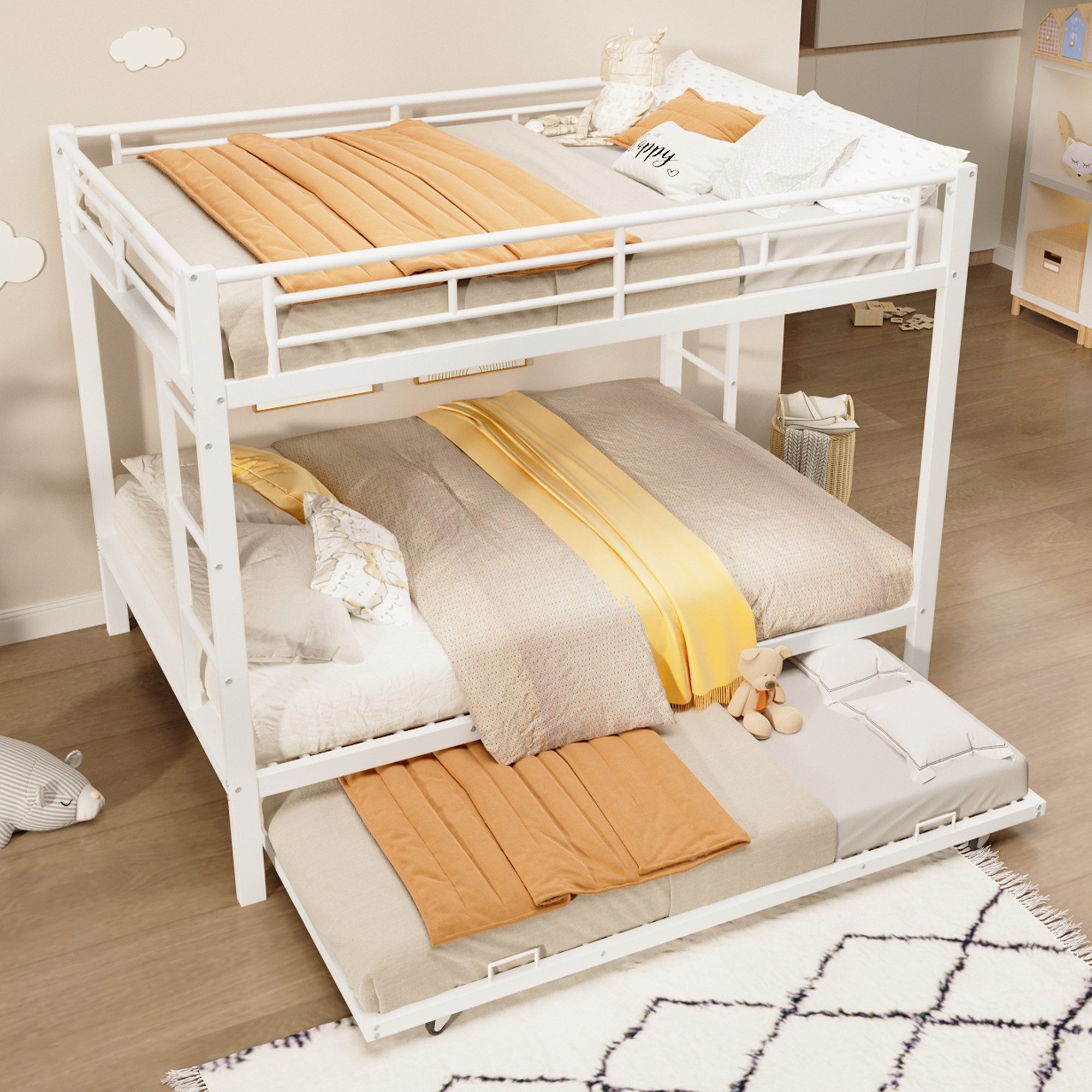 SOFTWEARY Etagenbett mit 2 Schlafgelegenheiten und günstig online kaufen
