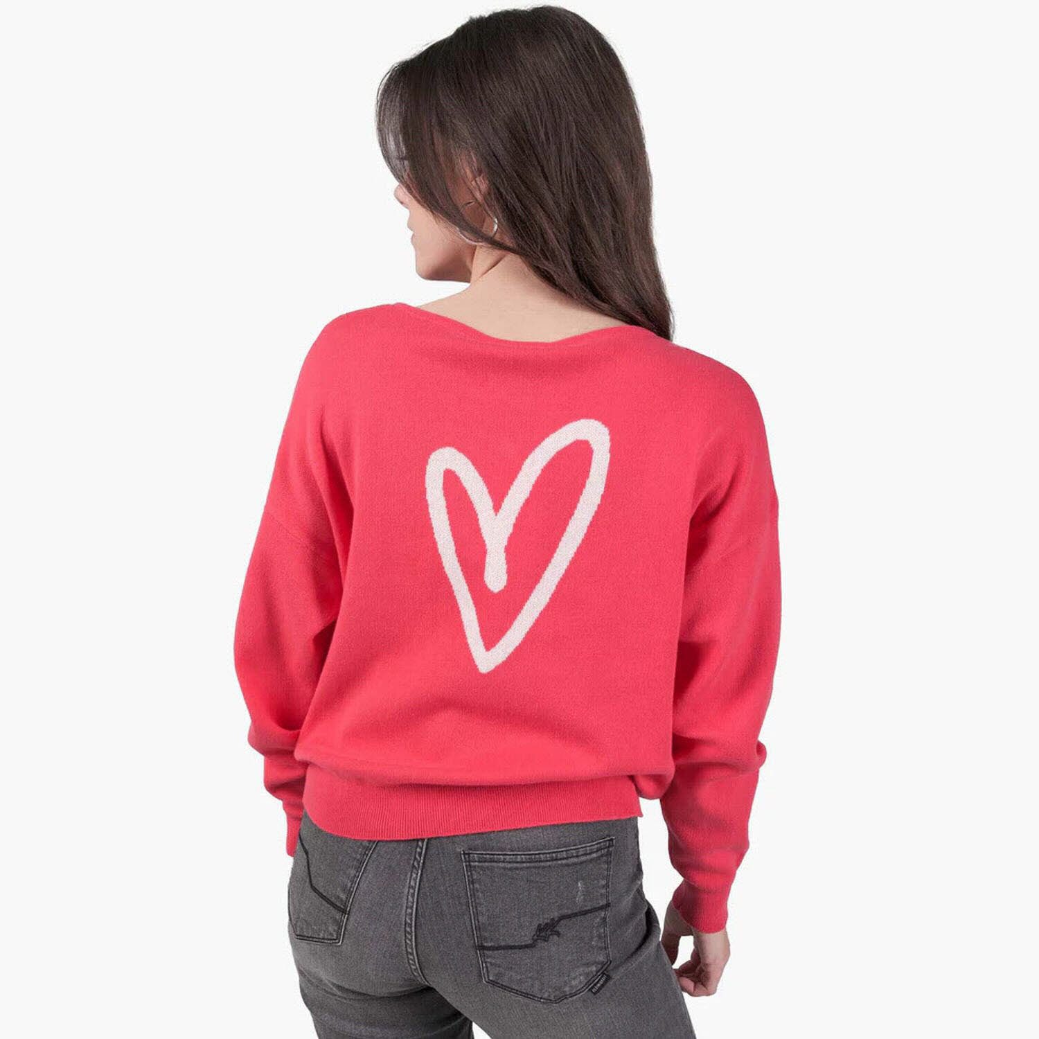 Kleinigkeit Strickpullover Wollma Hearteck