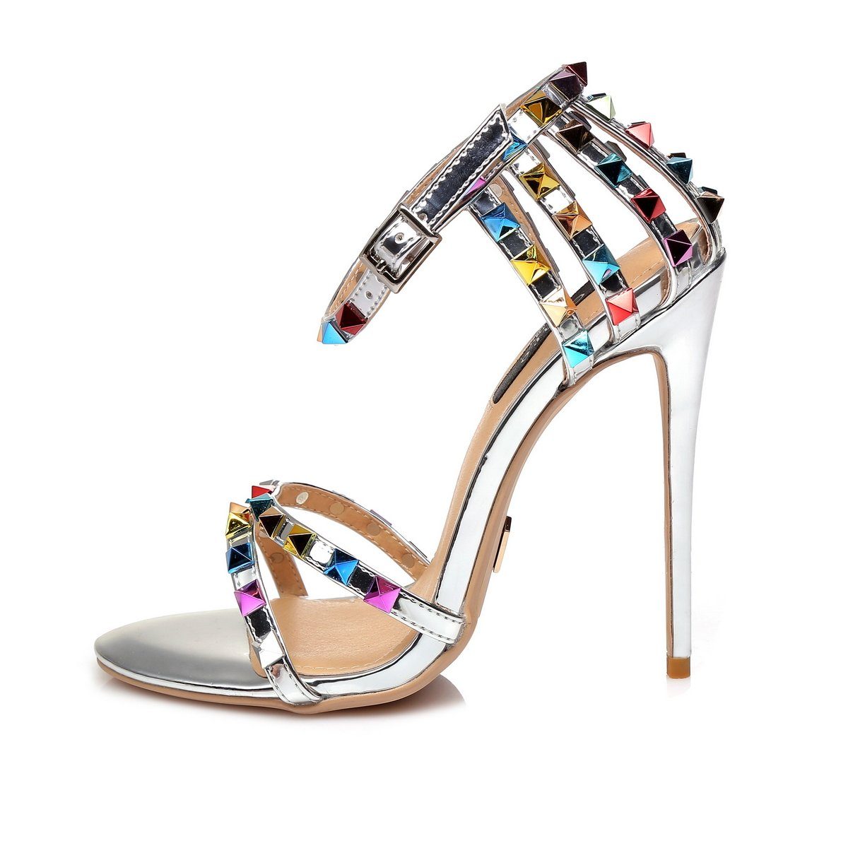 Santa Clara Silver/Multi Sandalette