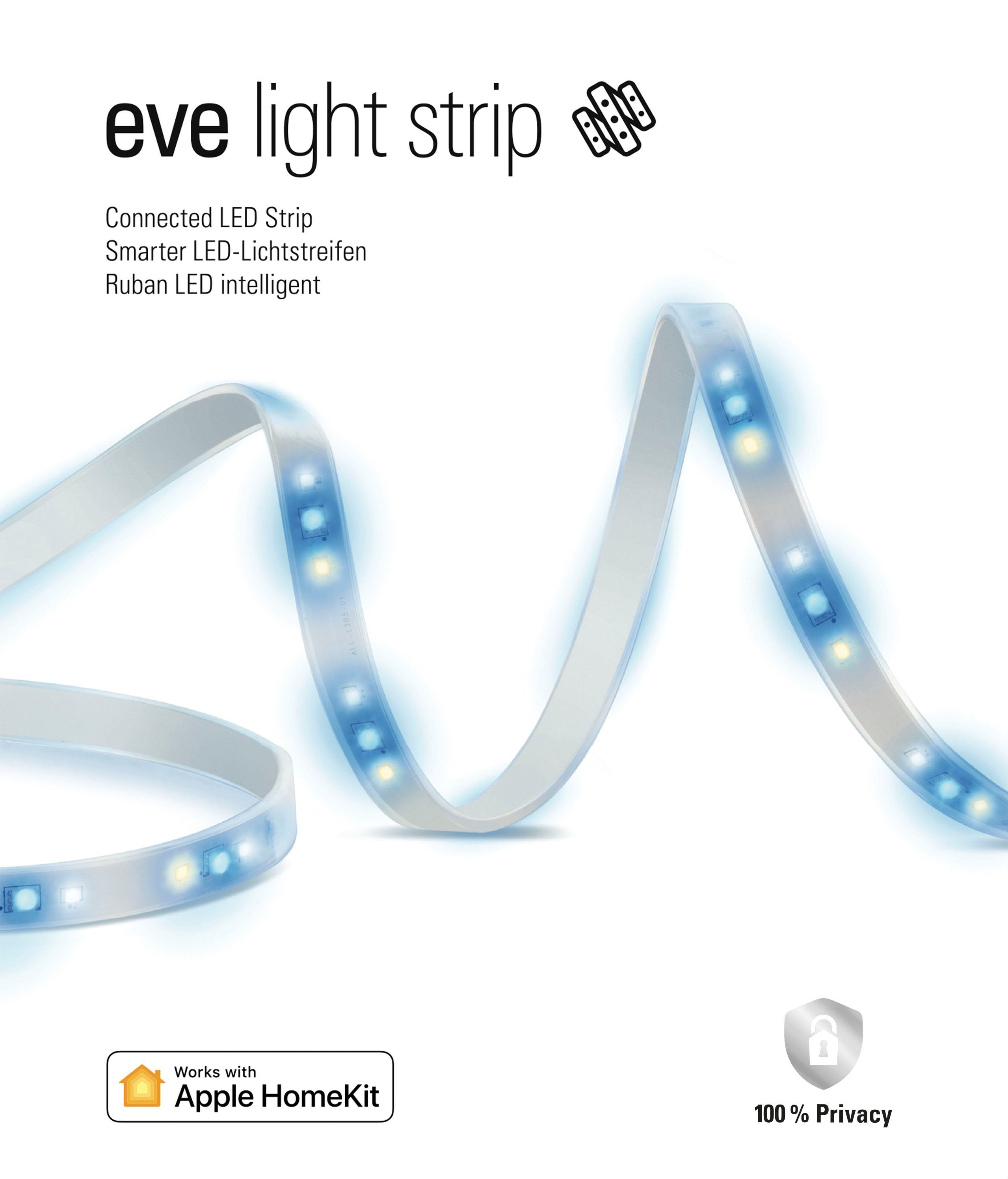 LED EVE integriert, Farbwechsler fest Farbwechsel, Strip, LED Light Dimmer, Lichtleiste erweiterbar,