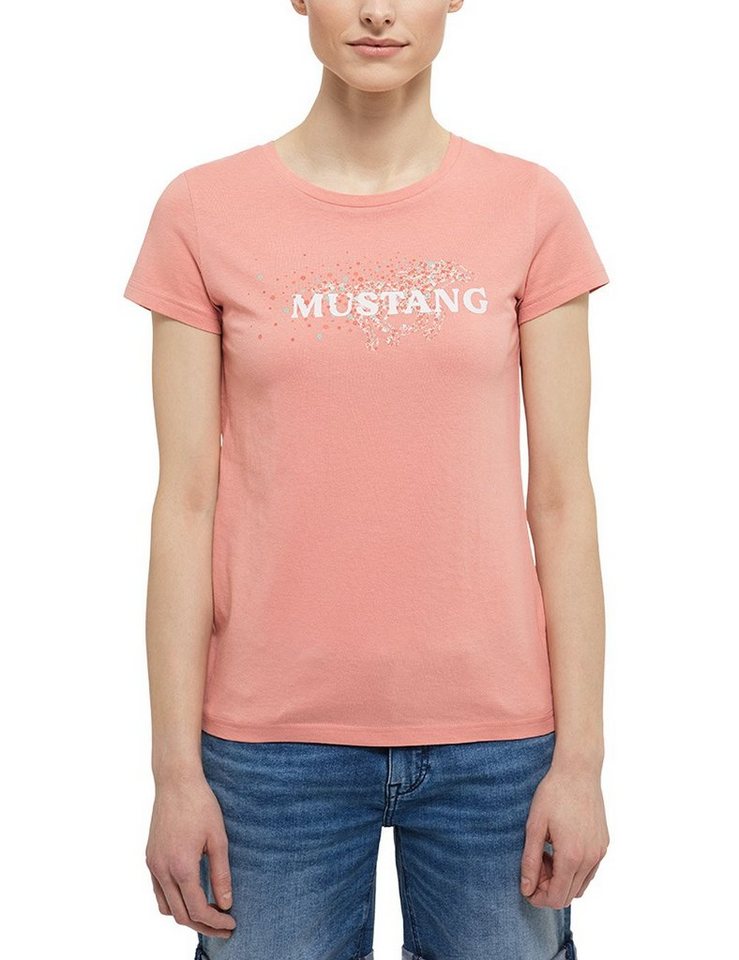MUSTANG T-Shirt Alexia C Print, Leicht taillierte Passform