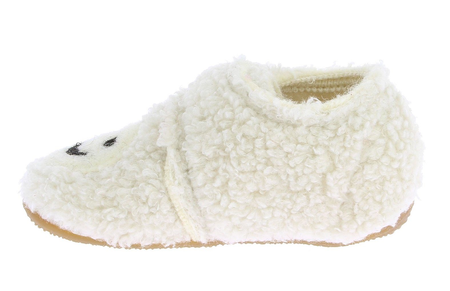 Living Kitzbühel Babyklettschuh Smiley Kids weiss Kinder (27-30) Hausschuh