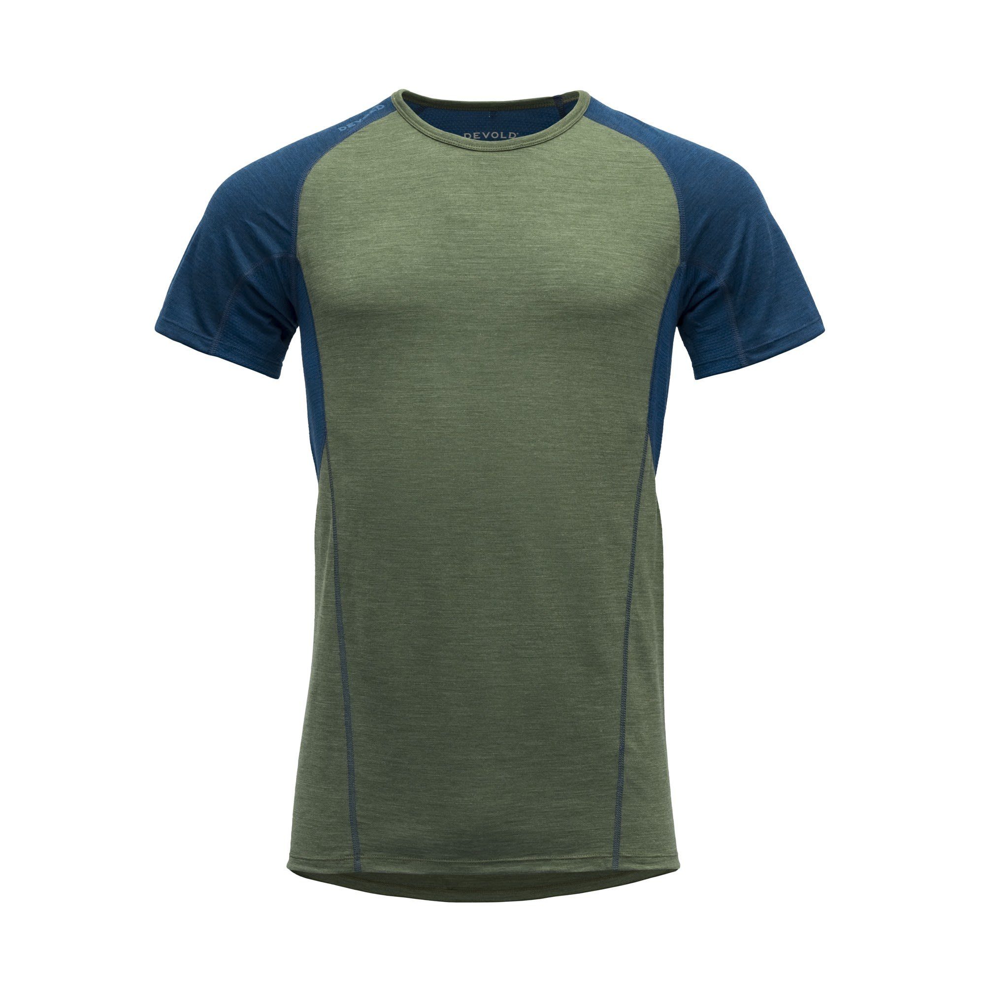 Devold T-Shirt Devold M Running Merino 130 T-shirt Herren Forest