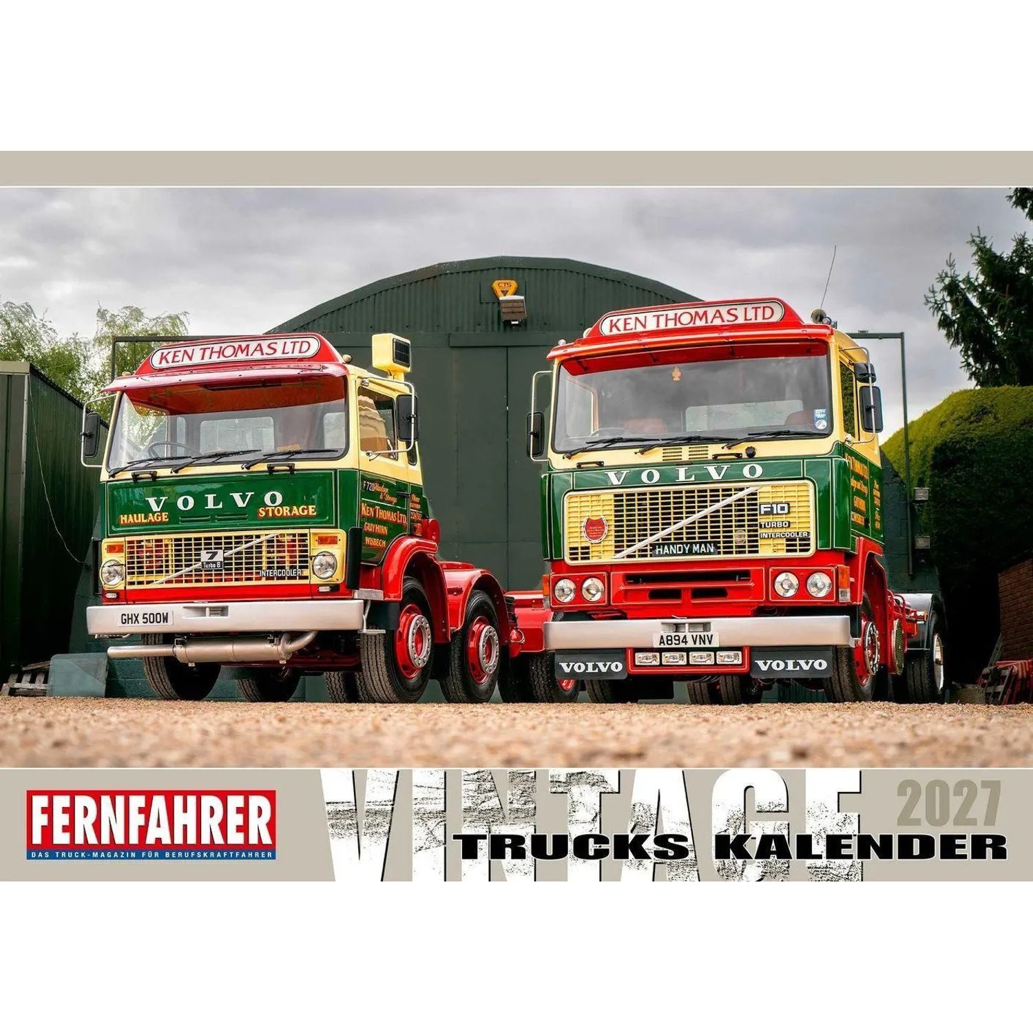 pietsch Wandkalender Vintage Trucks Kalender 2027