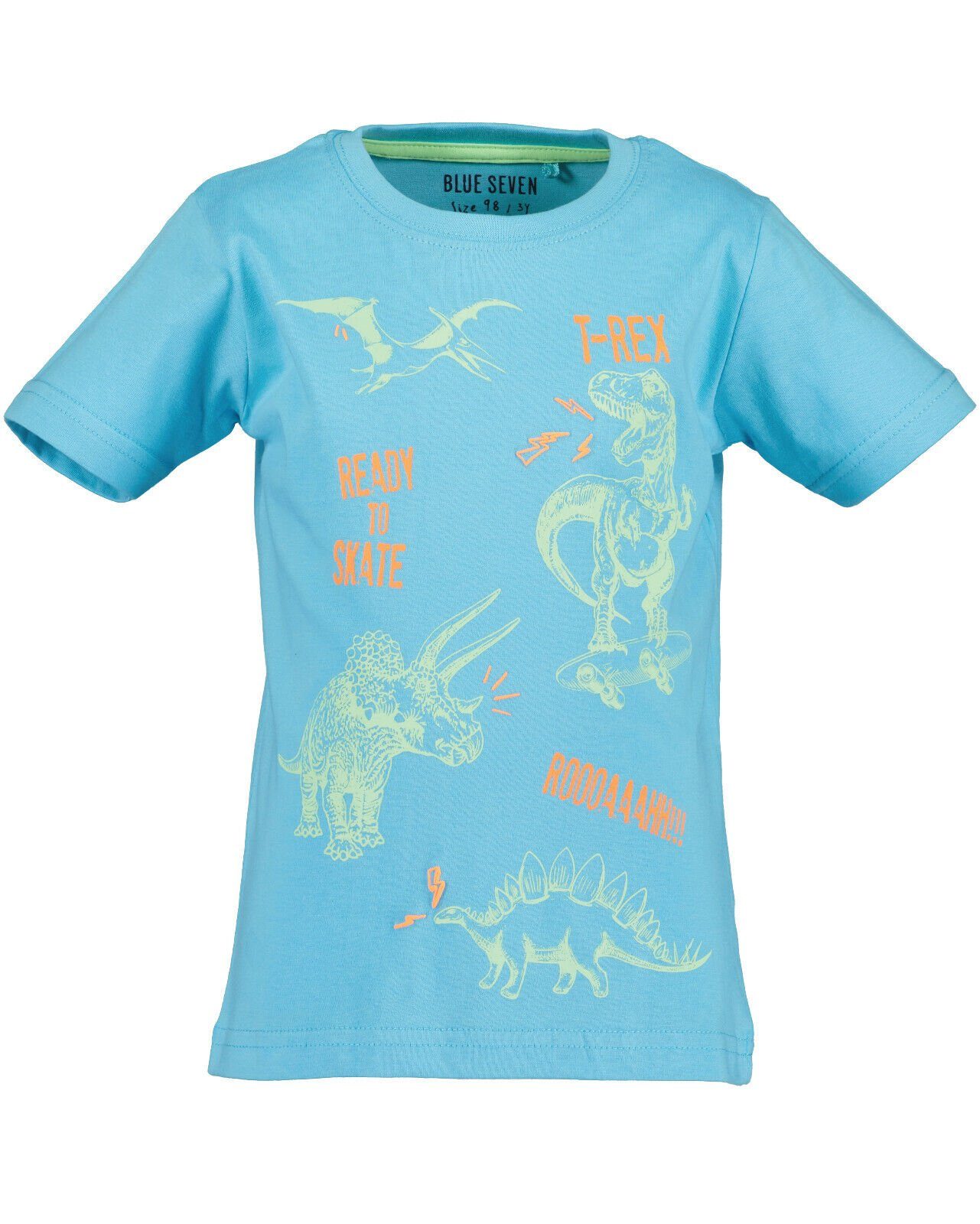 Blue Seven T-Shirt Blue Seven® Jungen T-Shirt Dino leuchtet im Dunkeln