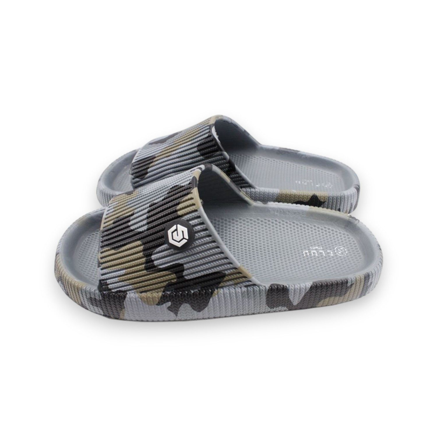 Herren Badelatschen Camouflage » günstige Herrenschuhe Badeschuh