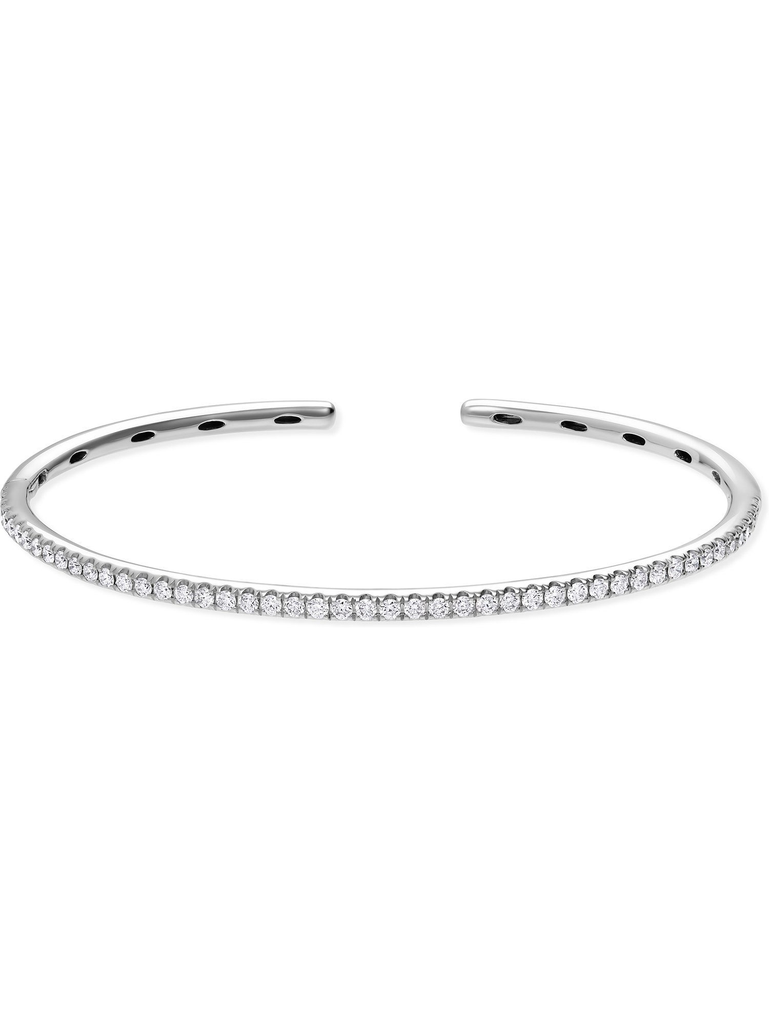 CHRIST Armreif CHRIST Damen-Armreif 750er Weißgold 48 Diamant