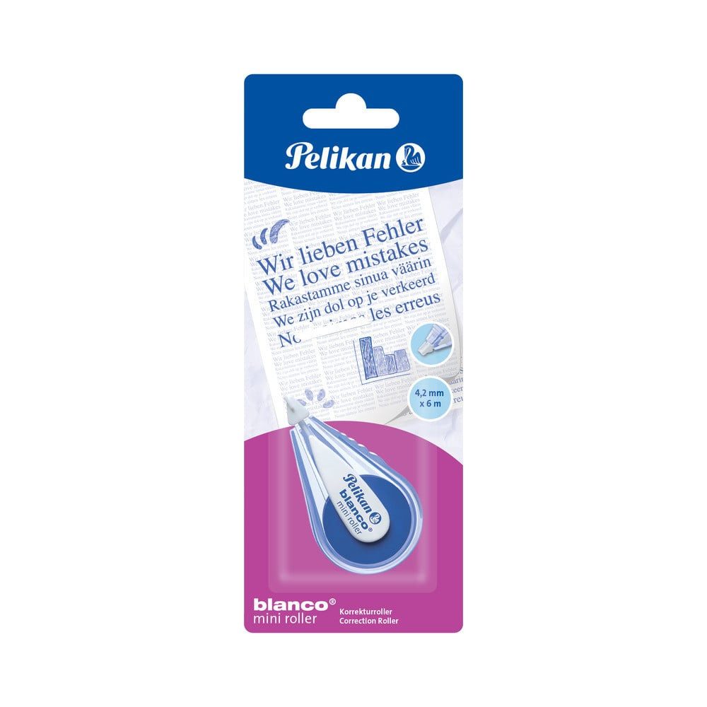 Pelikan Collegeblock Pelikan Korrekturroller 4,2 mm blanco B921B Mini 6