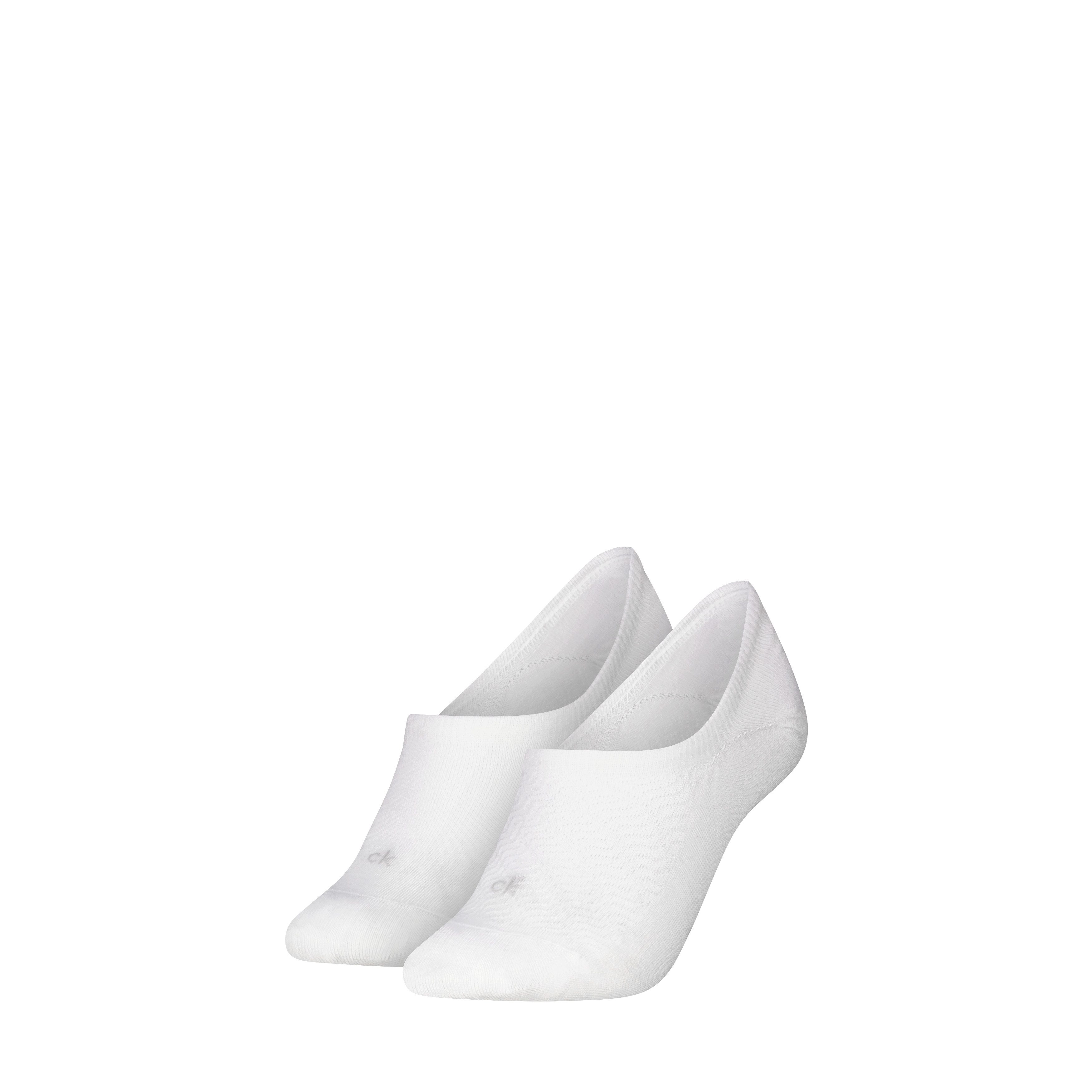 Calvin Klein Füßlinge CK WOMEN FOOTIE HC STRUCTURE (2 Paar) weich, elastisch