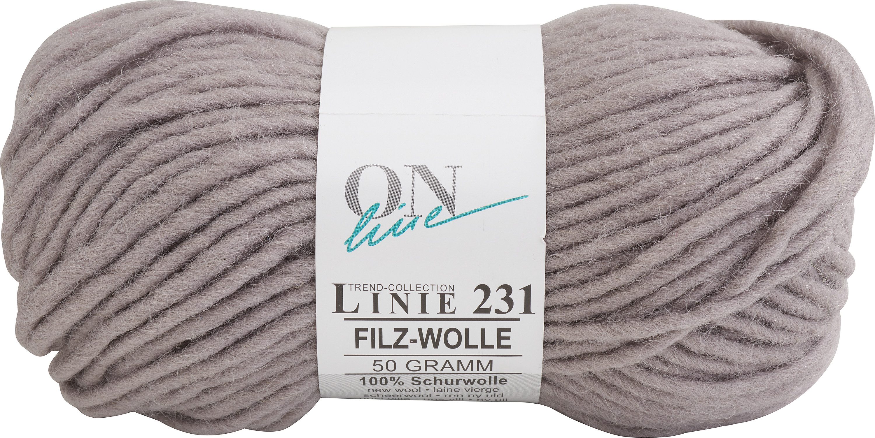 ONline Bastelfilz Filzwolle, 50g