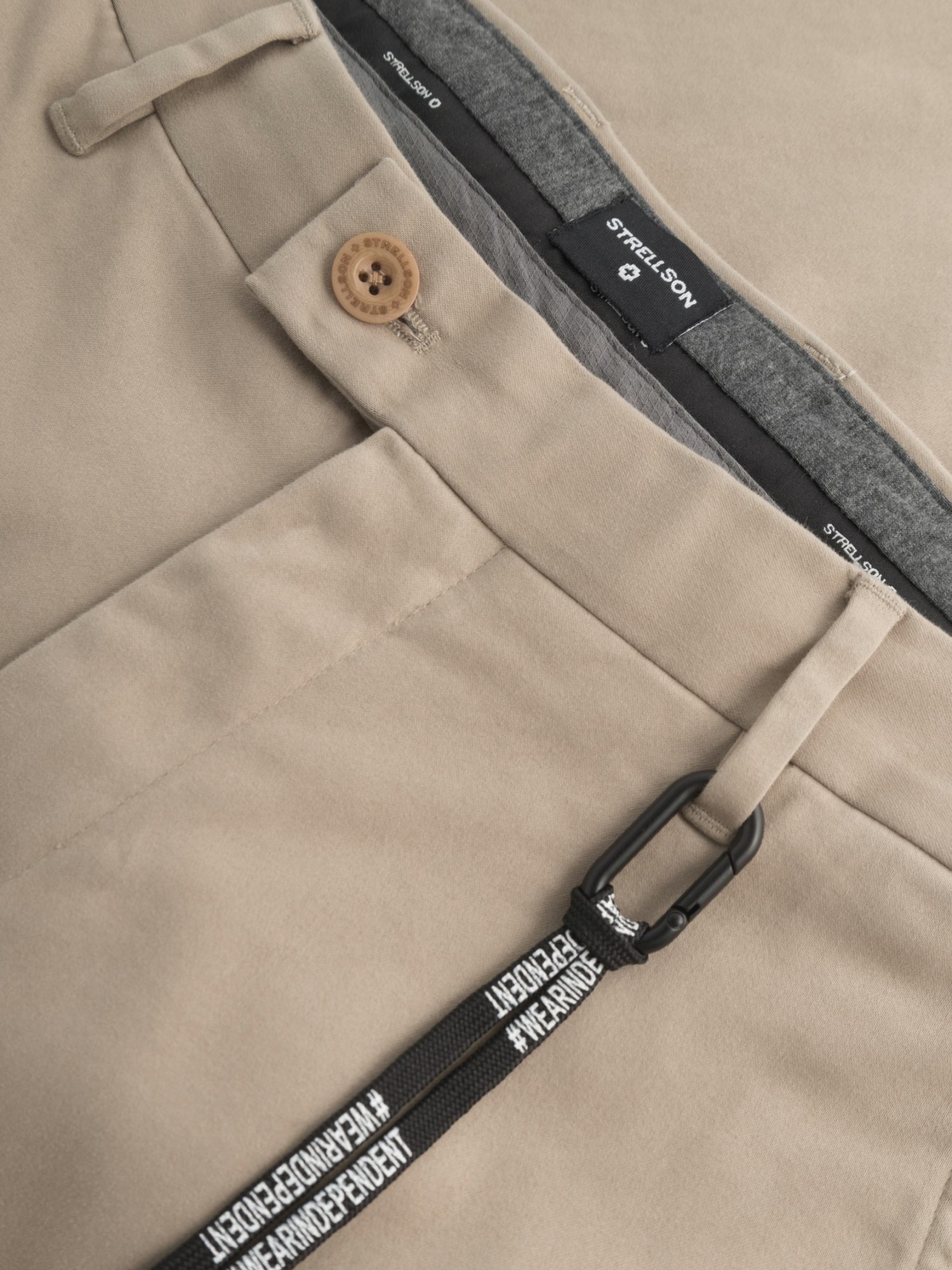 Strellson Stoffhose braun,Casual,Baumwolle,Unifarben,Slim Fit,Mittel