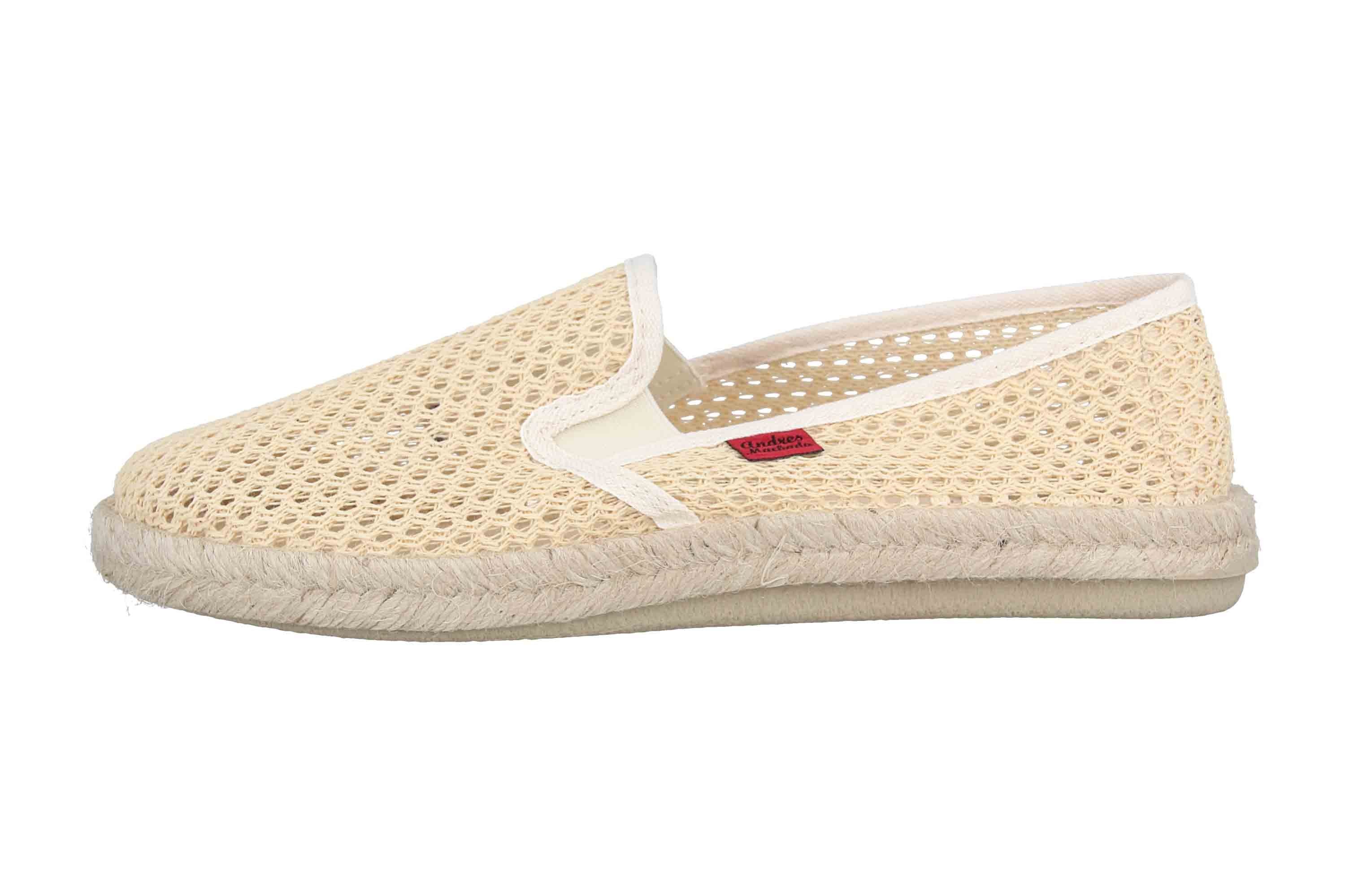 Andres Machado AM500 Rejilla Beige/ Damen Slipper