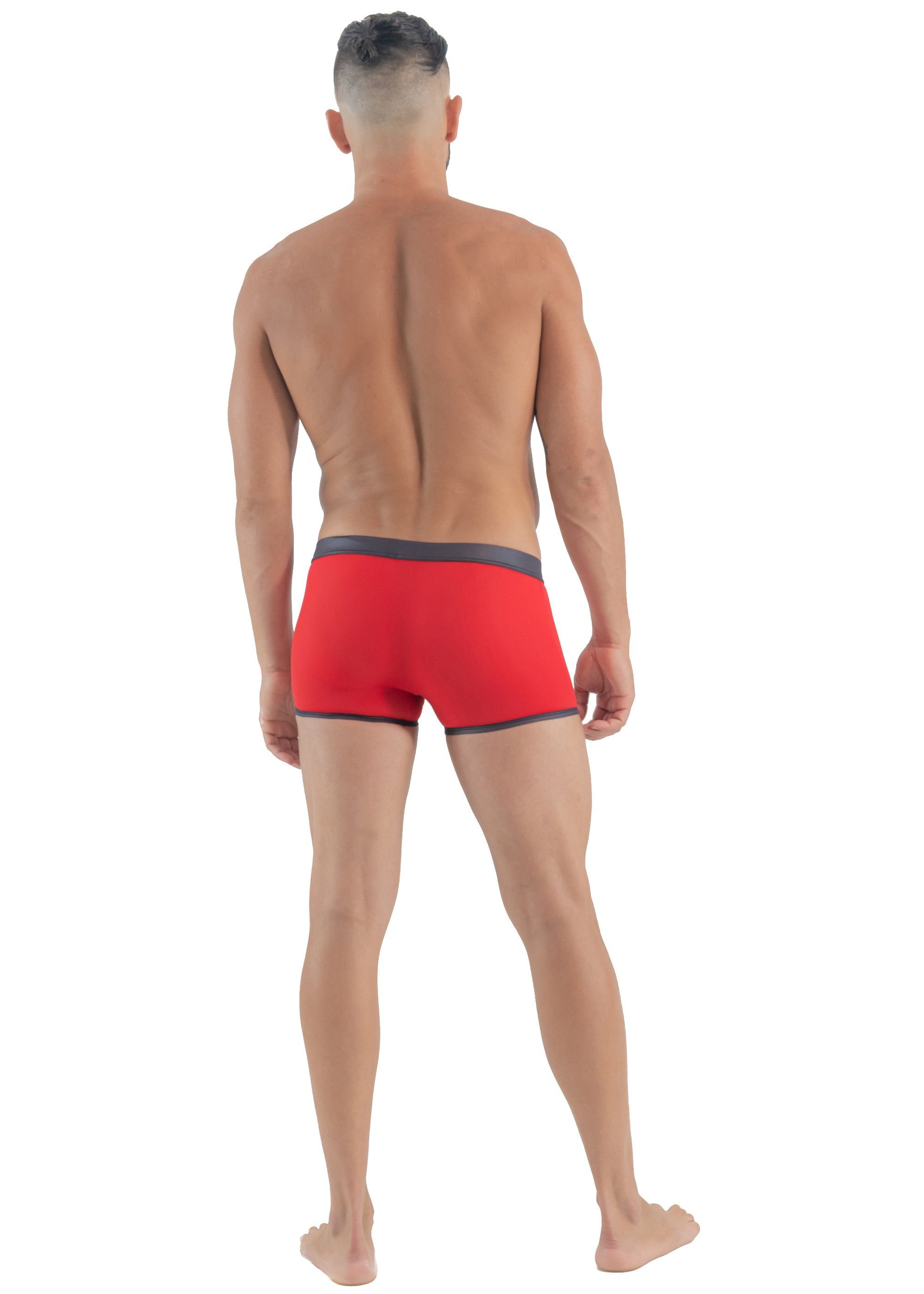 Red Mission Boxer erotisch 1-St) (Boxer, Boxershorts Geronimo Erotic