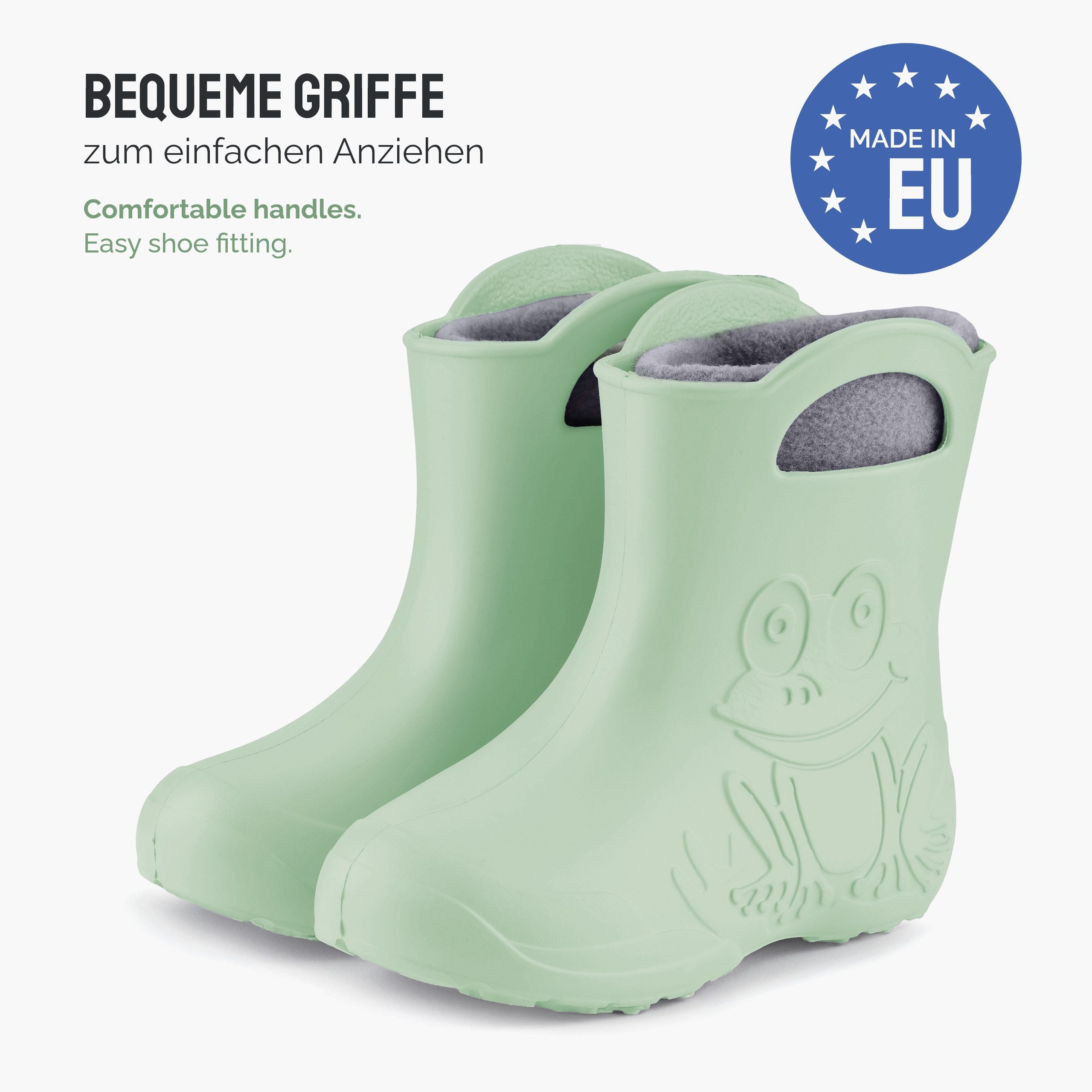 Ladeheid Kinder EVA federleichte Regenschuhe LA-CA-03 Gummistiefel – Bild 5 von 5