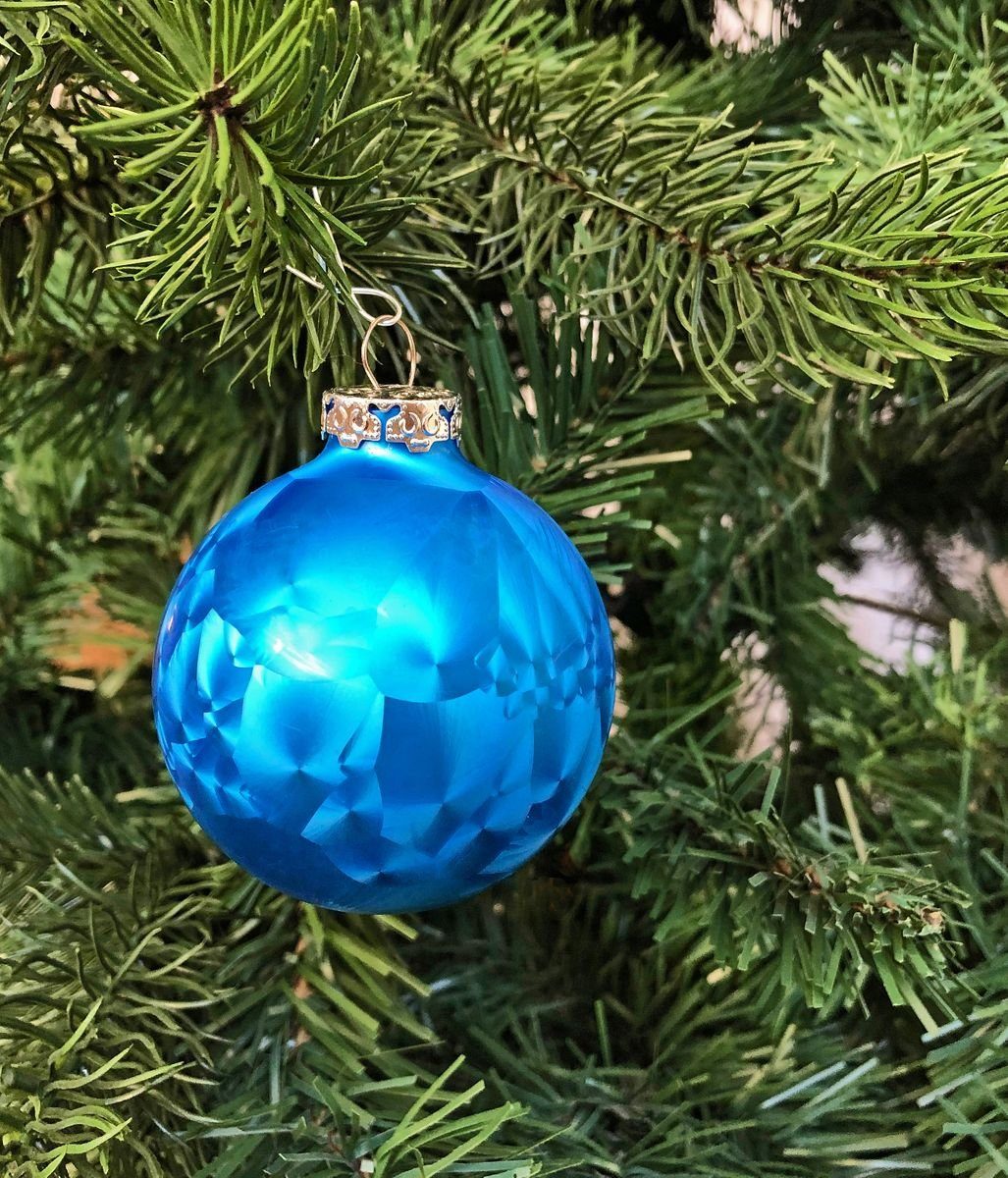 Thüringer Glasdesign Christbaumschmuck JACK 12x Glas Eislack Christbaumkuge günstig online kaufen