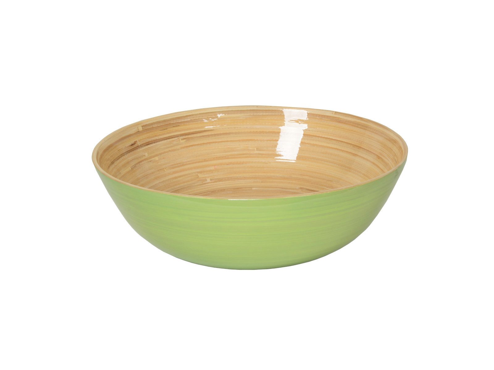 albert l. (punkt) Schüssel L. (punkt) Bambus-Schüssel flach lindgrün 30 x 10 cm, Bambus, (Schüsseln & Schalen), Schüssel 30x10