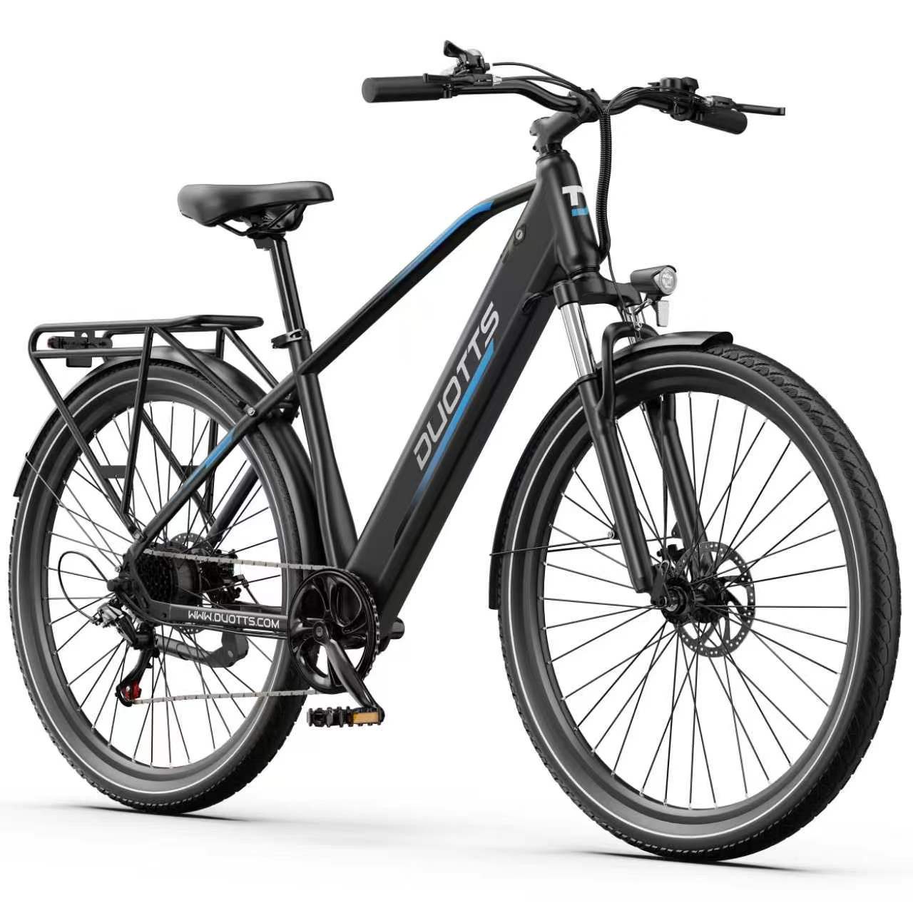 DUOTTS E-Bike Cityrad Elektrofahrrad E-MBT Damen u. Herren 468Wh 250W Motor 90km, 7 Gang SHIMANO, Kettenschaltung, Heckmotor, 468 Wh, 250 W motor, 90 km Akku Pedelec, Elektrofahrrad