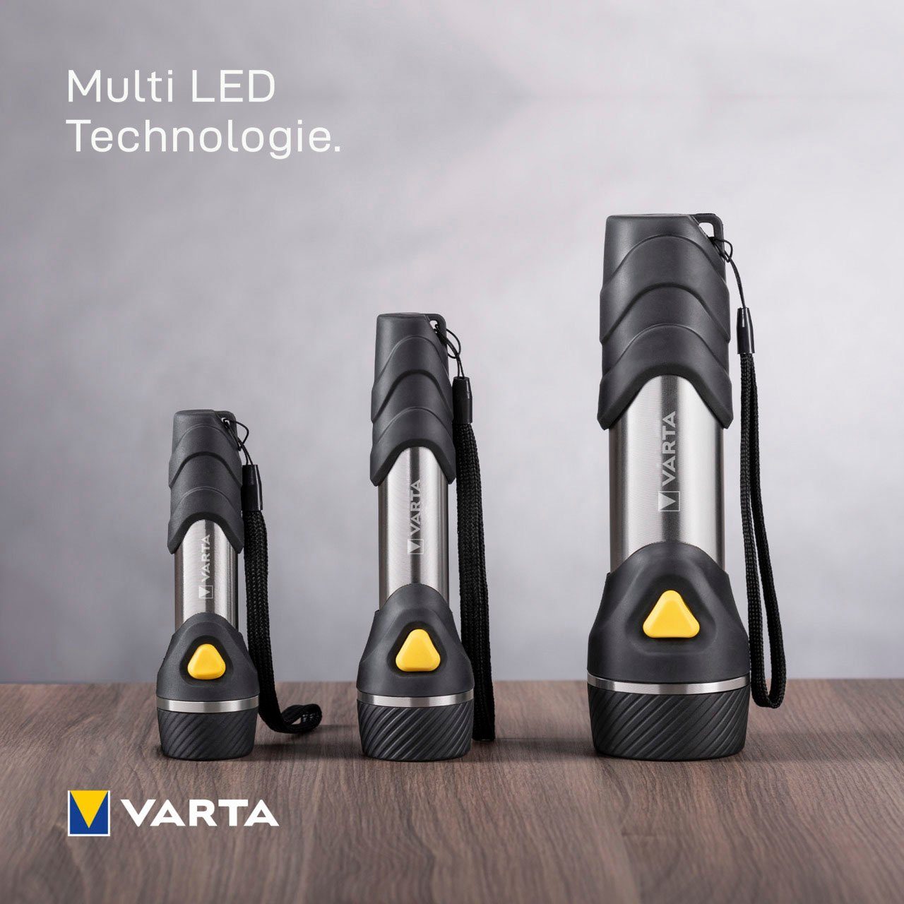 VARTA Handleuchte 9 Multi Taschenlampe LEDs LIGHT LED Light MULTI LED VARTA TASCHENLAMPE DAY F20 F20 VARTA mit Day