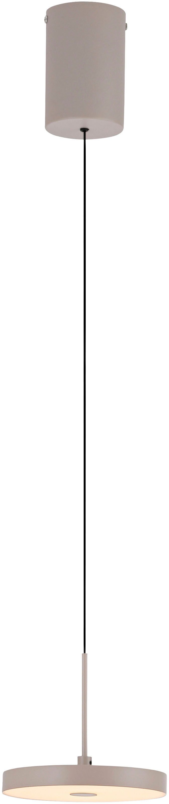 JUST LIGHT LED Deckenleuchte PLATA, Dimmer, LED fest integriert, Warmweiß, günstig online kaufen