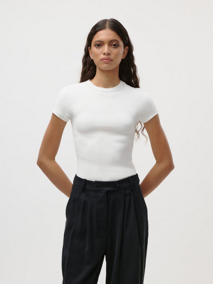 LeGer T-Shirt Ria, LeGer by Lena Gercke schlicht, slim fit
