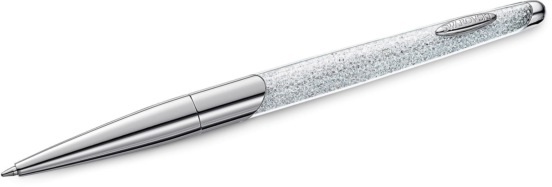Swarovski Kugelschreiber Crystalline Nova, weiß, verchromt, 5534324, mit Swarovski® Kristallen