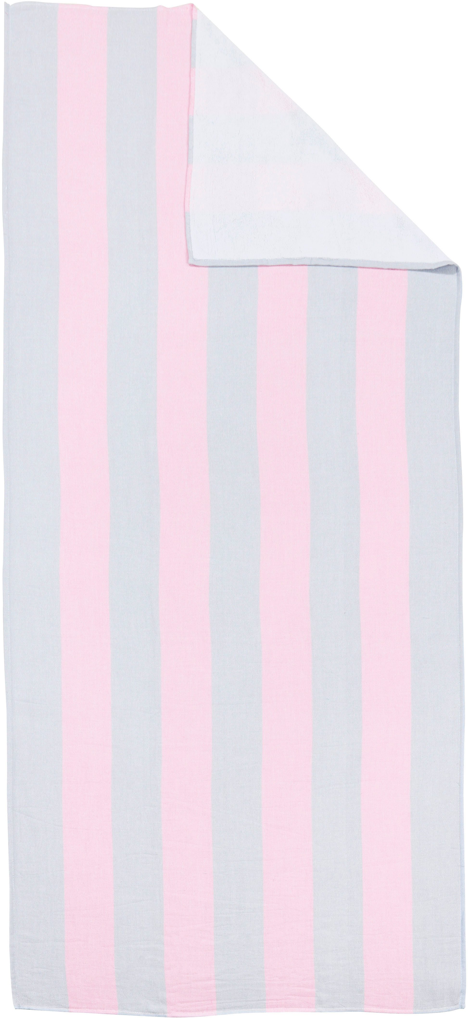 done.® Hamamtuch California, (1-St), Stranddtuch mit auffälligen,farbigen Sreifen