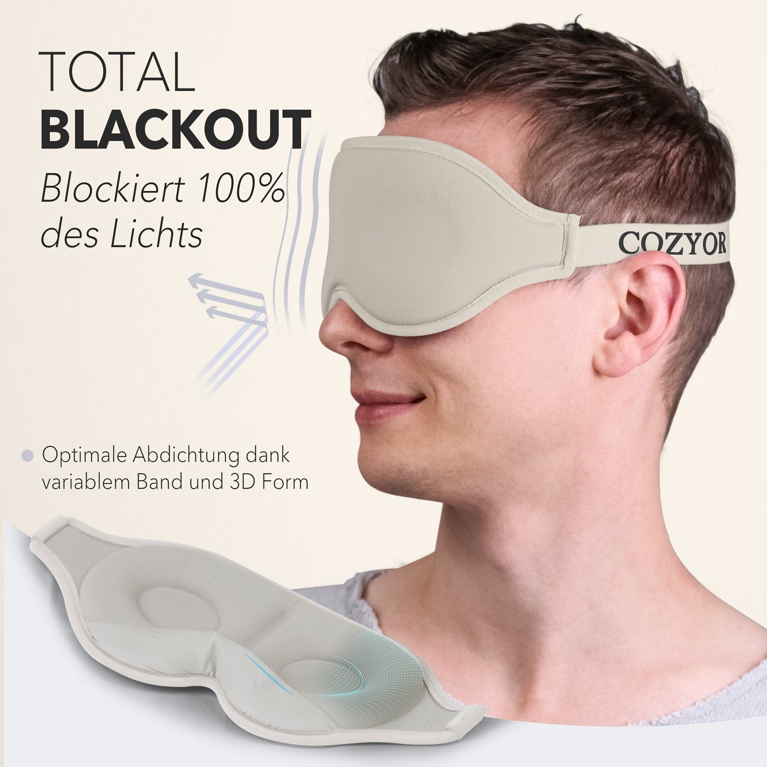 Cozyor Nackenstützkissen Memory Nackenkissen mit verstellbarem Verschluss + günstig online kaufen