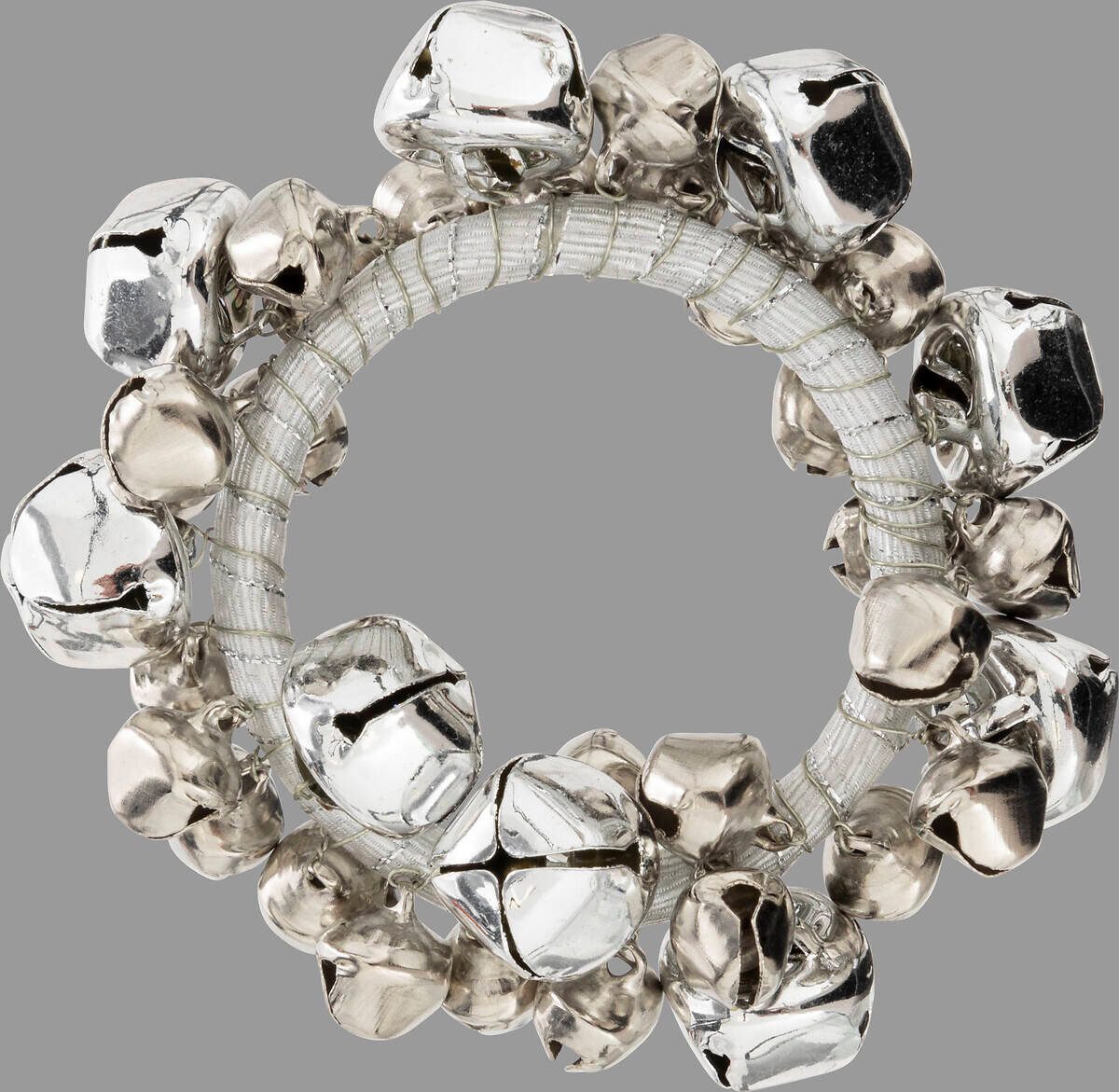 Atmosphera Créateur d'intérieur Serviettenring Serviettenring mit Glöckchen, 2er-Set, Kunststoff, (2er-Set), mit Glöckchen