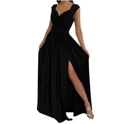 RUZU UG Abendkleid Spitzenkleid Sommerkleid der Brautjungfer Cocktailkleid Jerseykleid