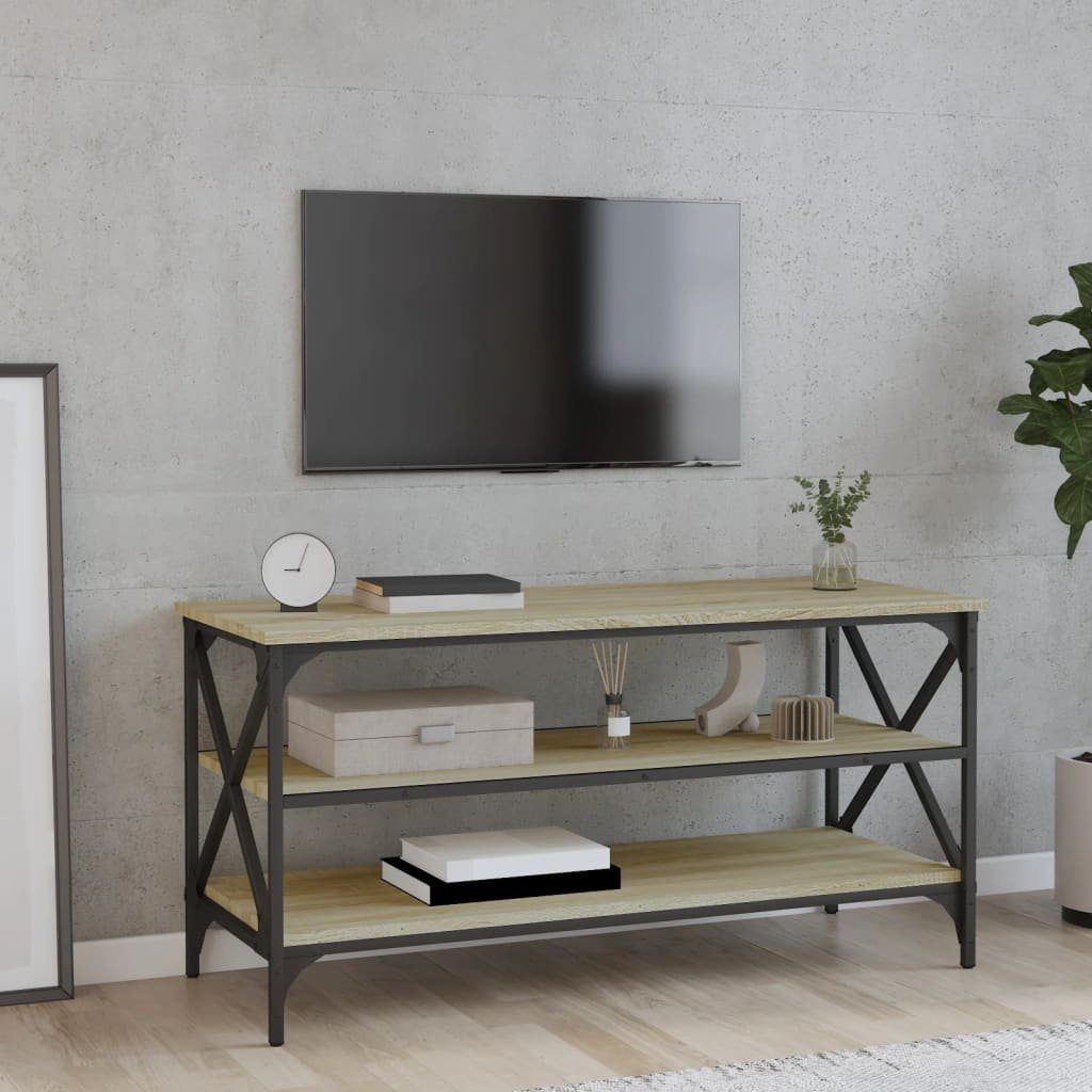 furnicato Beistelltisch TV-Schrank Sonoma-Eiche 100x40x50 cm Holzwerkstoff (1-St)