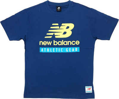 New Balance T-Shirt »New Balance Essentials Logo T-Shirt cbn blue« (1-tlg)