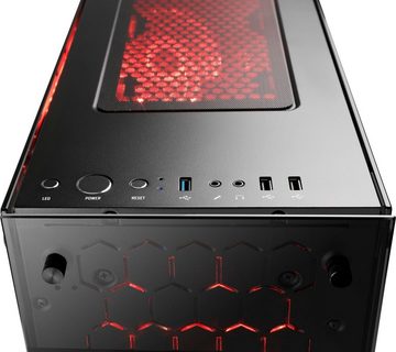 CSL Levitas T8481 Gaming-PC (AMD Ryzen 3 3200G, Radeon Vega 8, 16 GB RAM, 1000 GB HDD, 512 GB SSD, Luftkühlung)