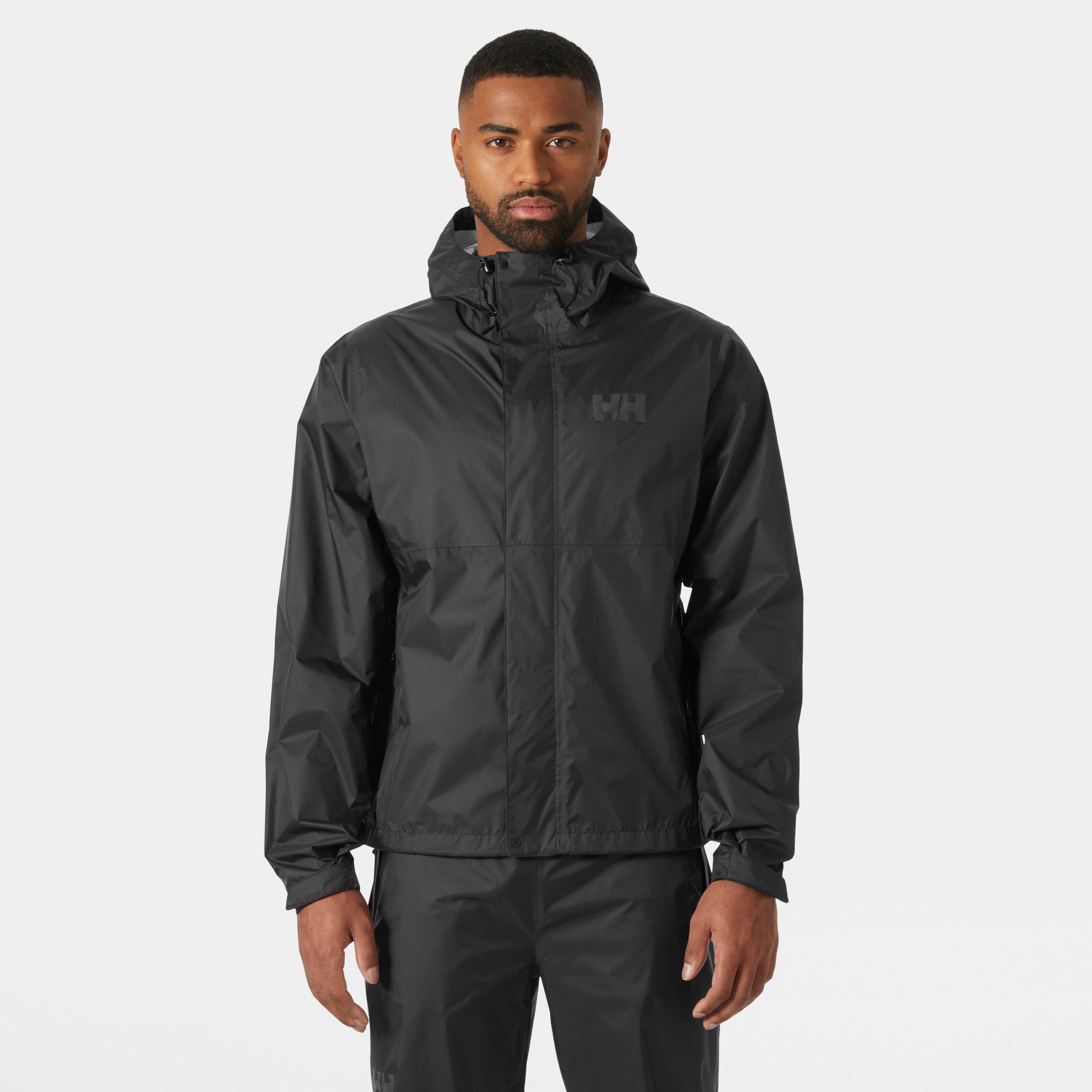 Helly Hansen Regenjacke LOKE JACKET Kapuze mit hohem Kragen, elastischer Kordelzug an Kapuze und Saum