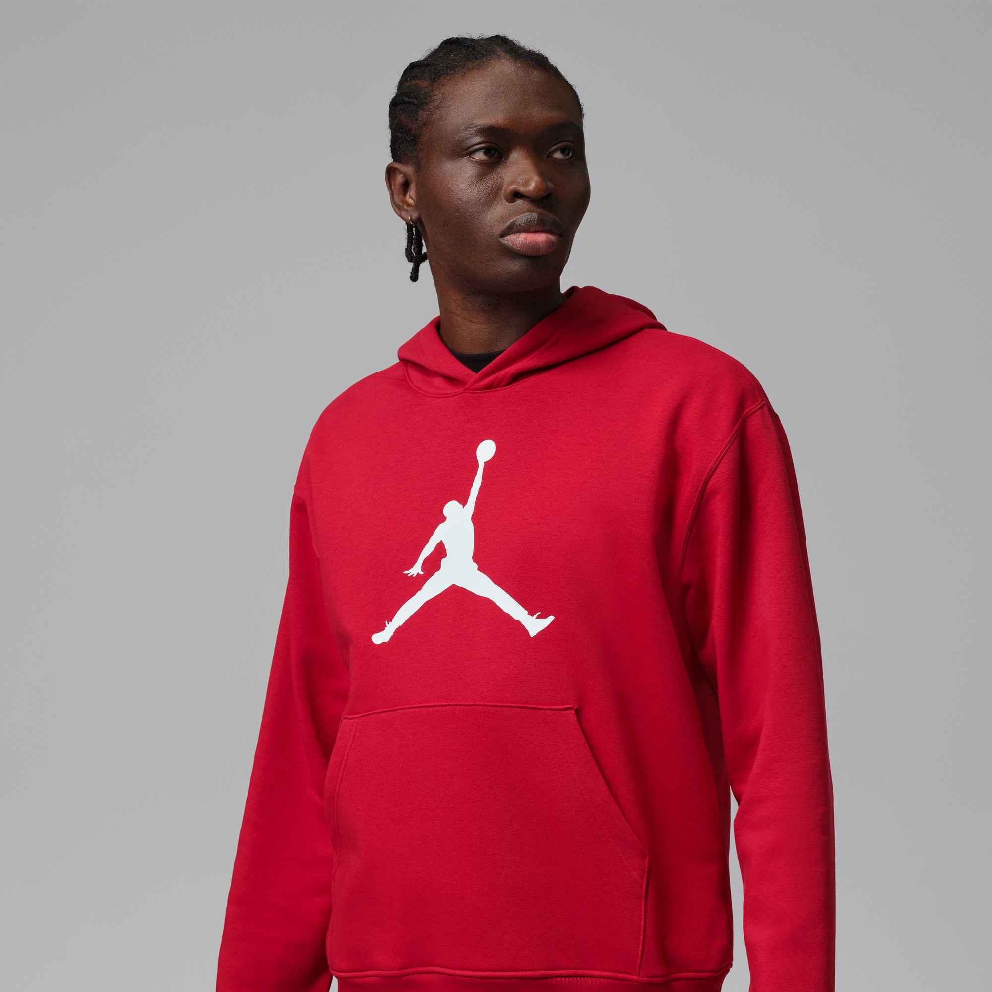Jordan Trainingsshirt M J JUMPMAN FLC HBR PO 2 sportliches Trainingsshirt, mit weicher Innenseite